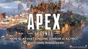 apex non si avvia error engine